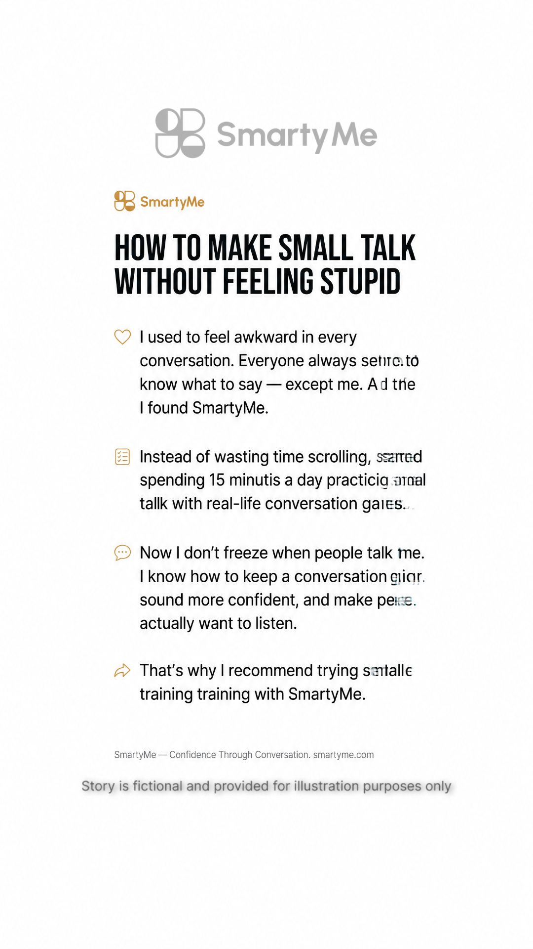 SmartyMe: Charisma Skills Facebook ad: Charisma Is a Skill, Learn It Now