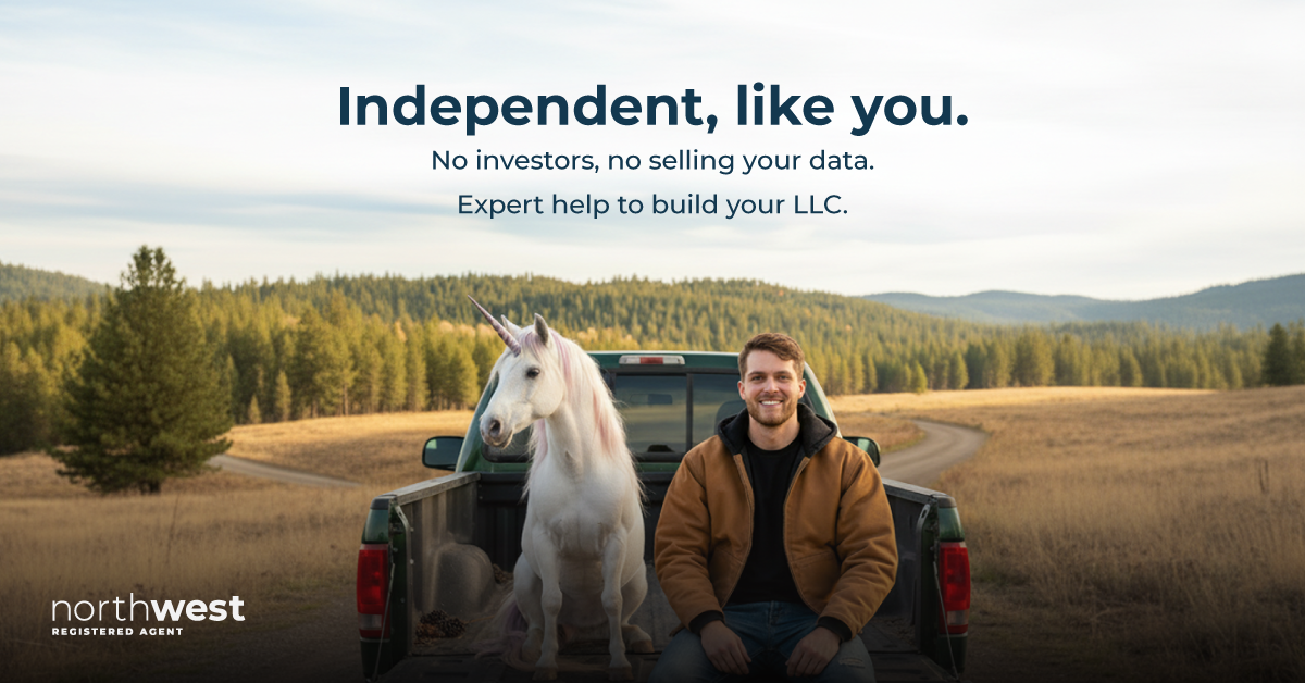 Northwest Registered Agent Facebook ad