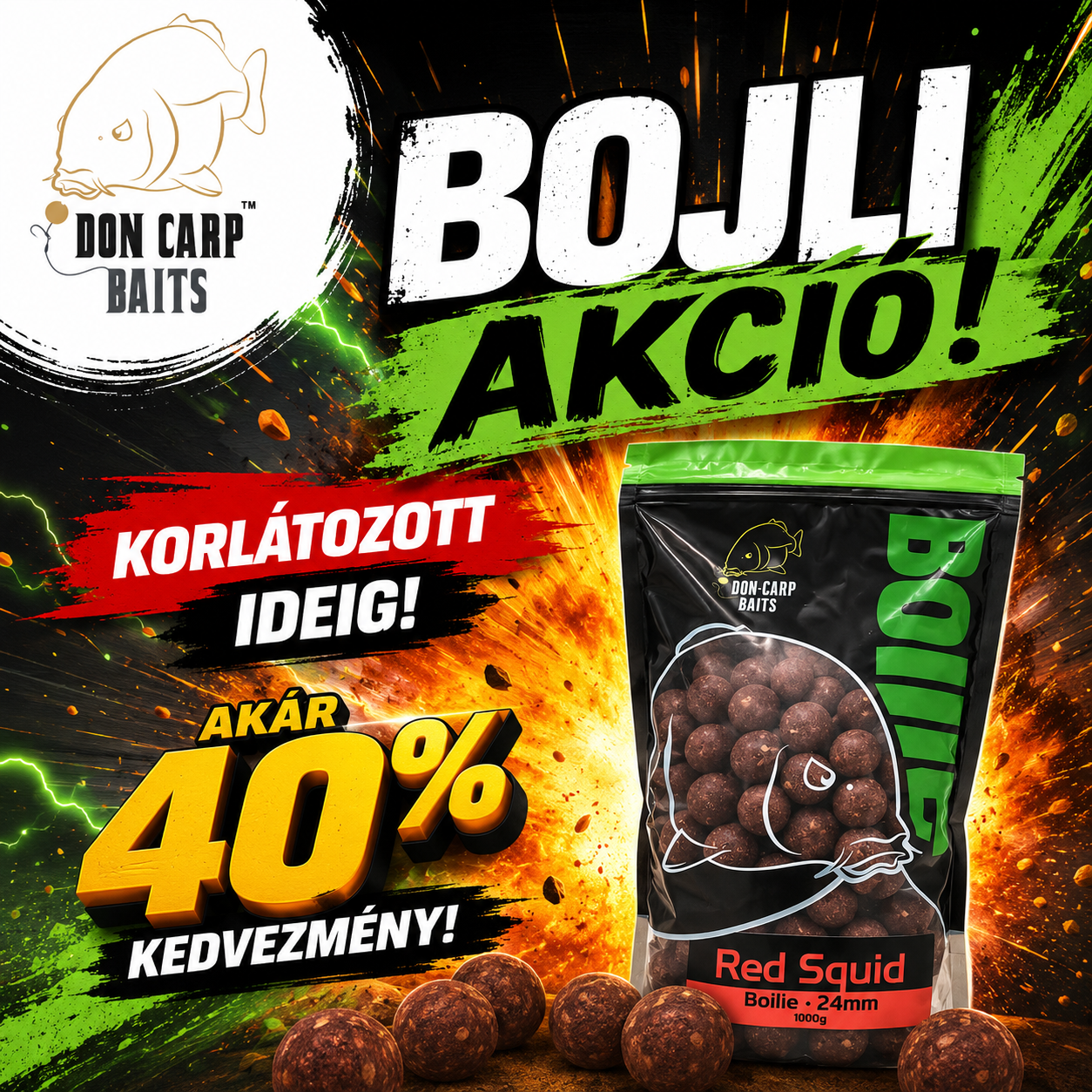 Don Carp Baits - A jó fogásért Facebook ad: Próbáld ki most!