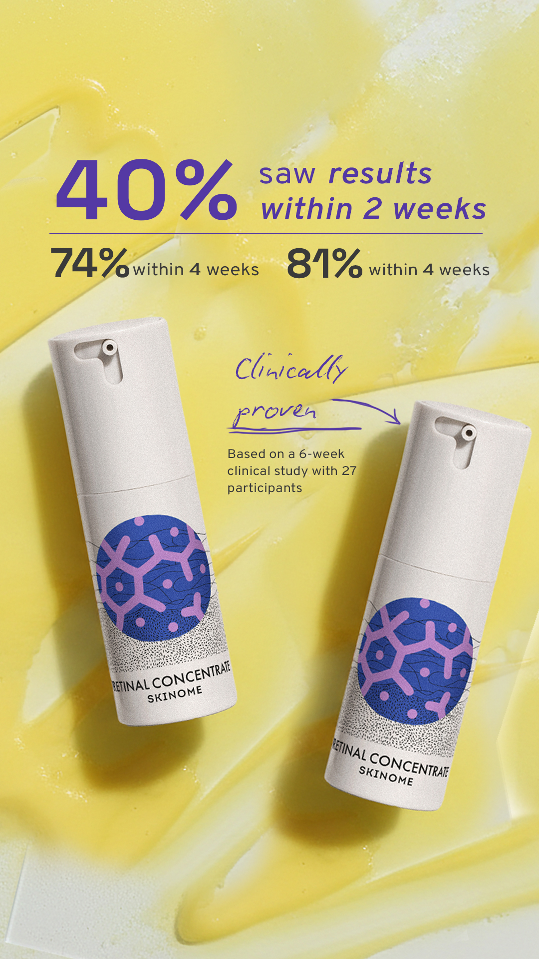 Skinome Facebook ad