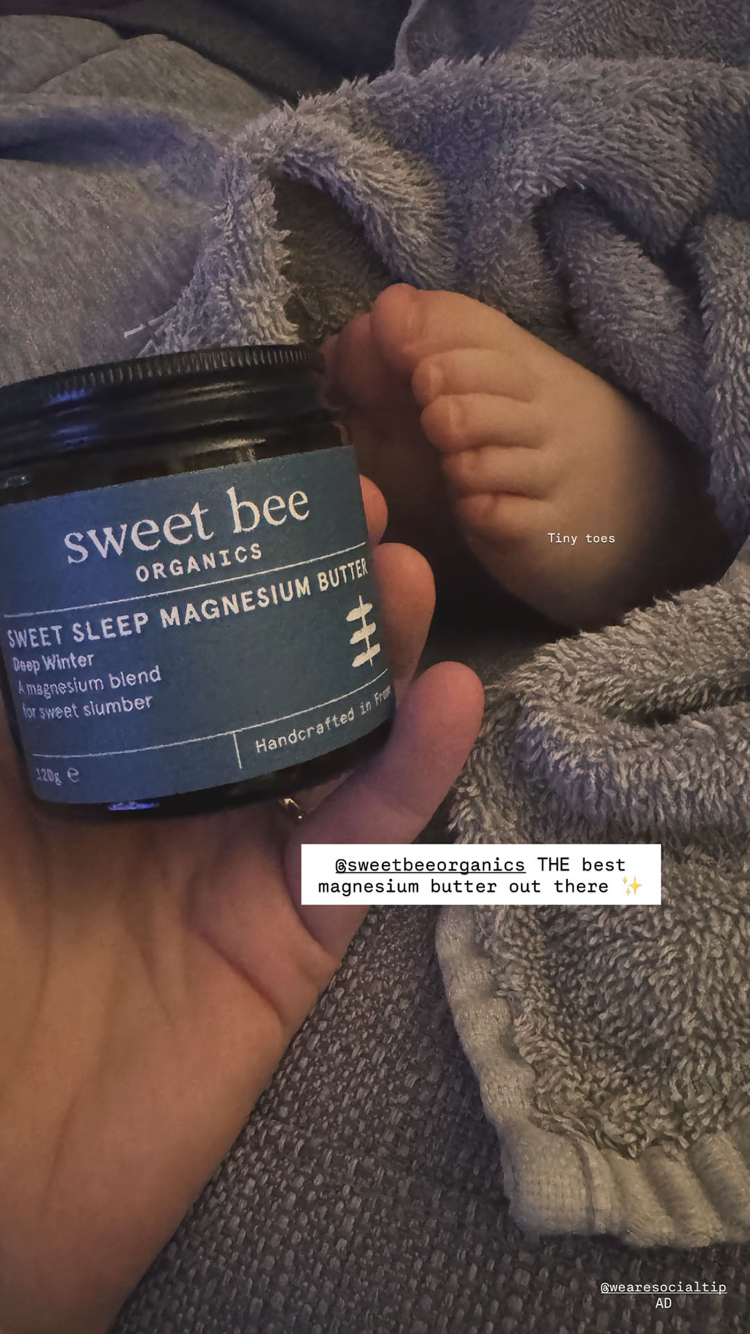 Sweet Bee Organics Facebook ad