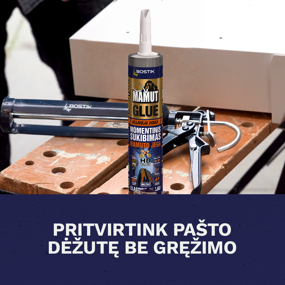 BOSTIK Facebook ad: Pašto dėžutę pritvirtinsi taip, kad ji laikytųsi ir…