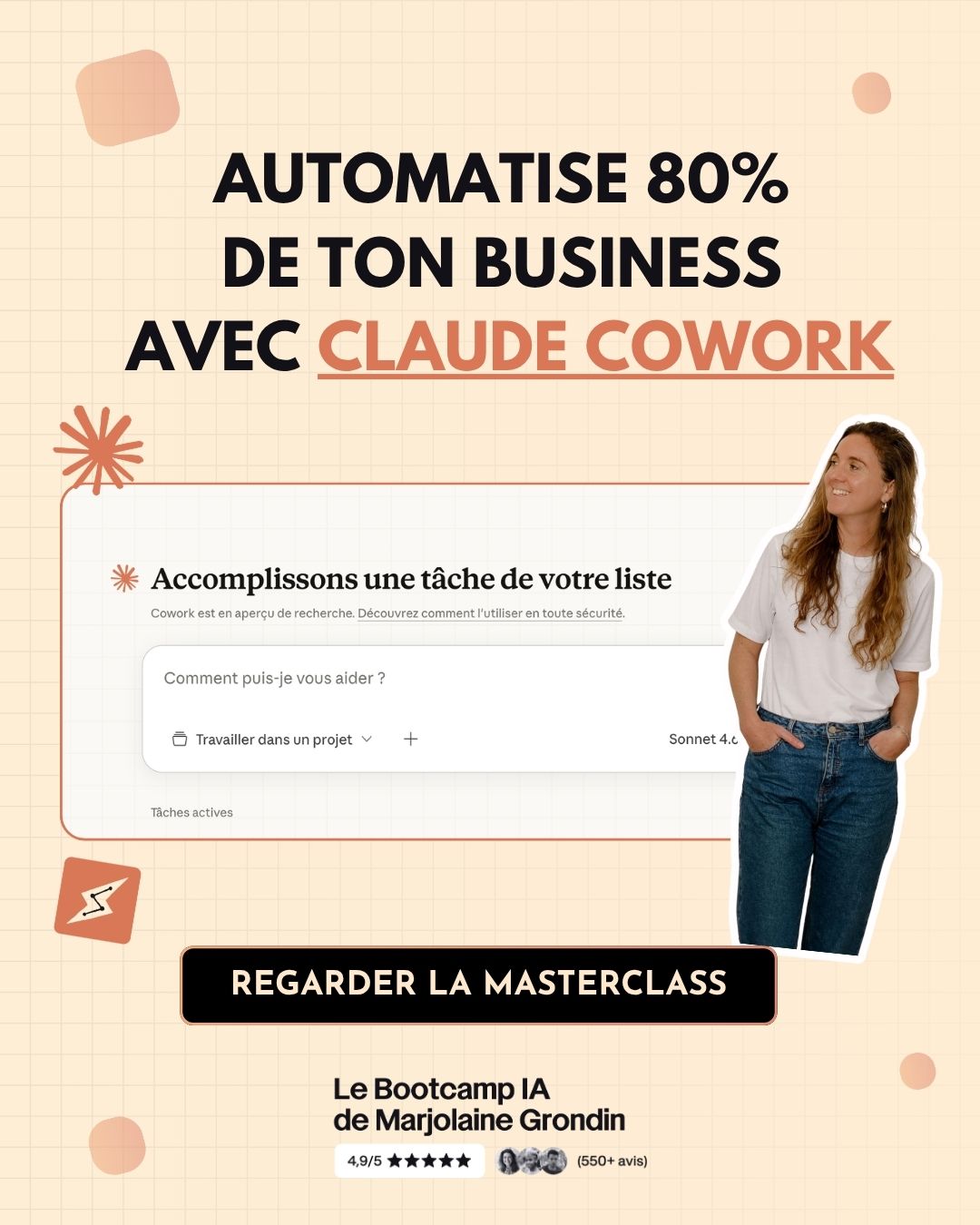 Marjolaine Grondin Facebook ad