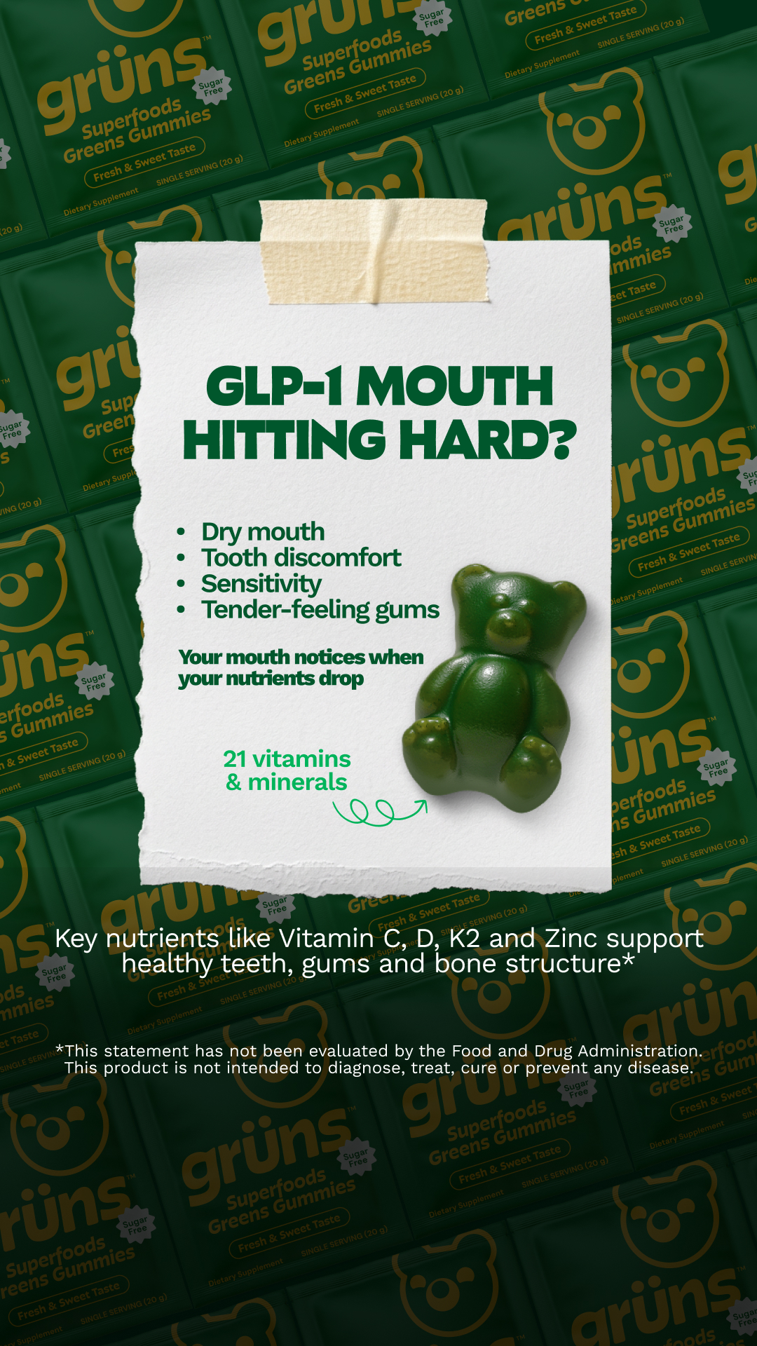 Grüns Facebook ad