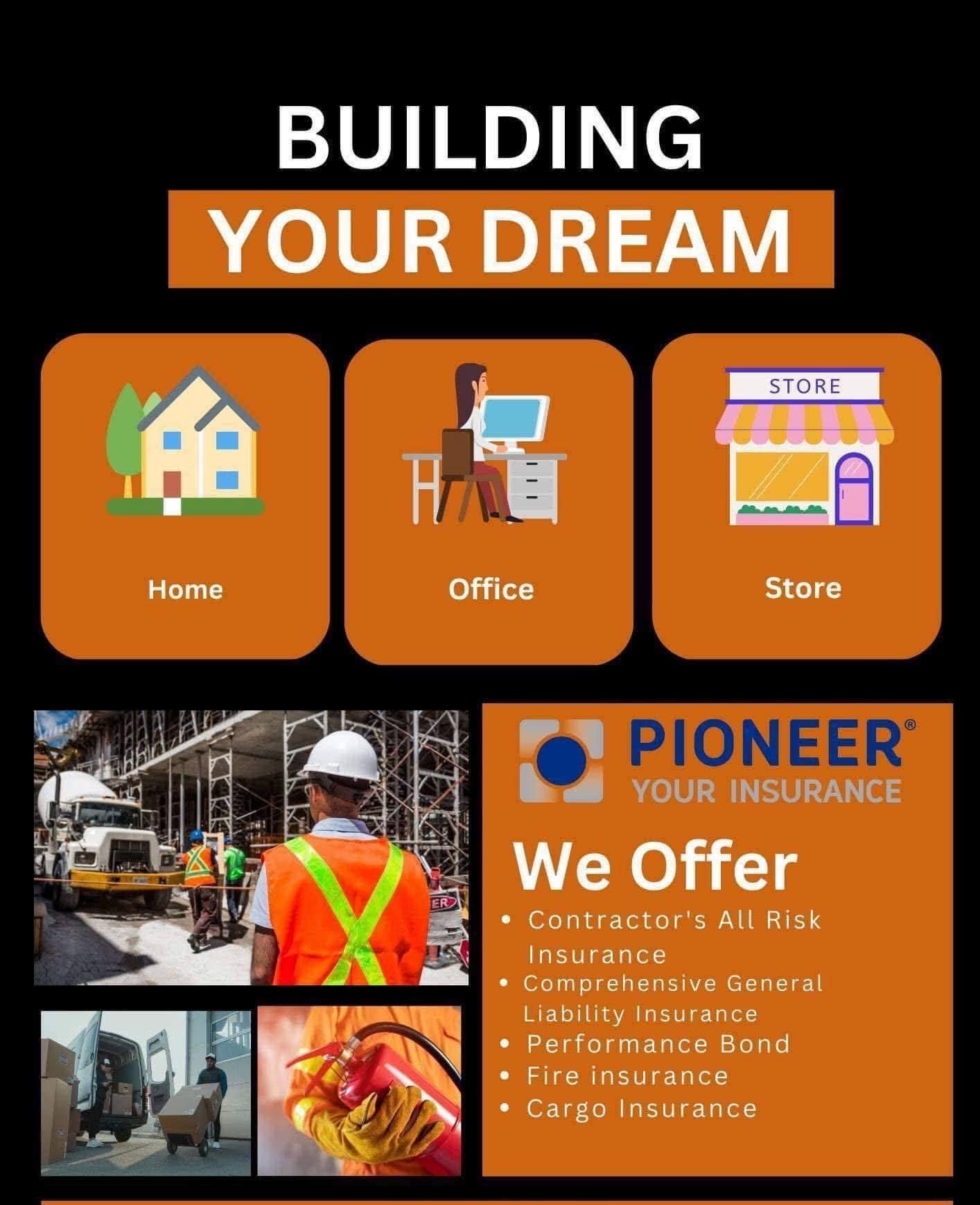 Pioneer Insurance - April Lapitan Facebook ad: Pioneer Your Insurance at your service