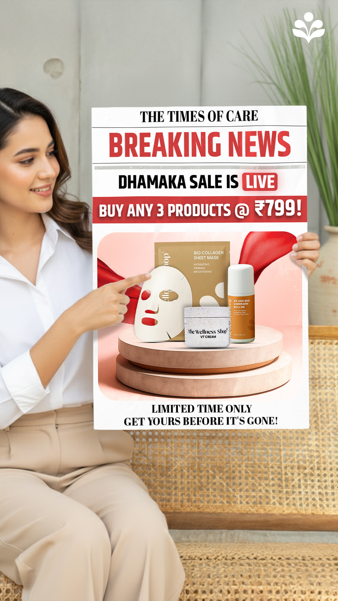 The Wellness Shop India Facebook ad