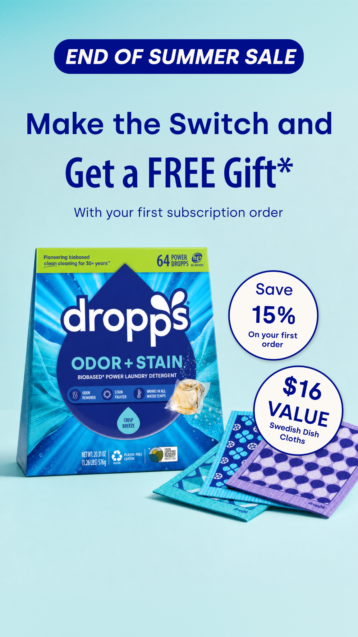 Dropps Facebook ad