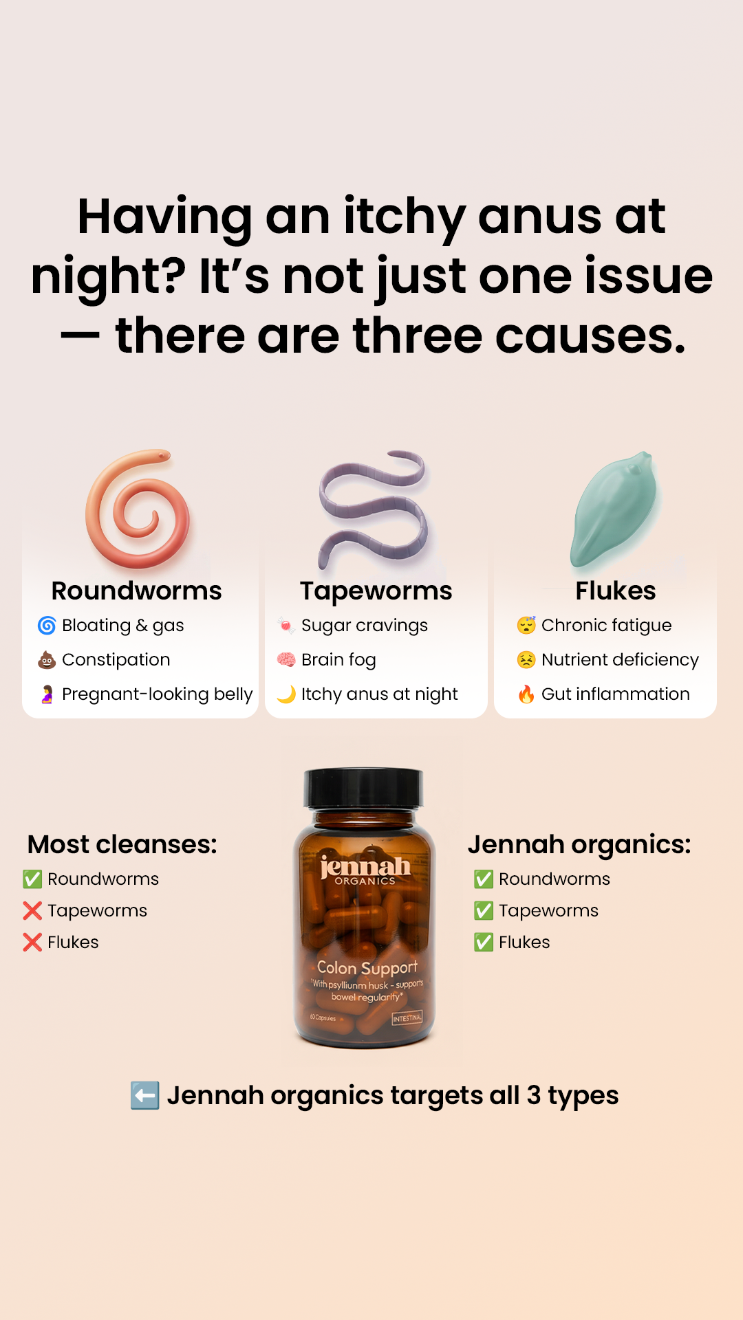 Jennah Organics Facebook ad
