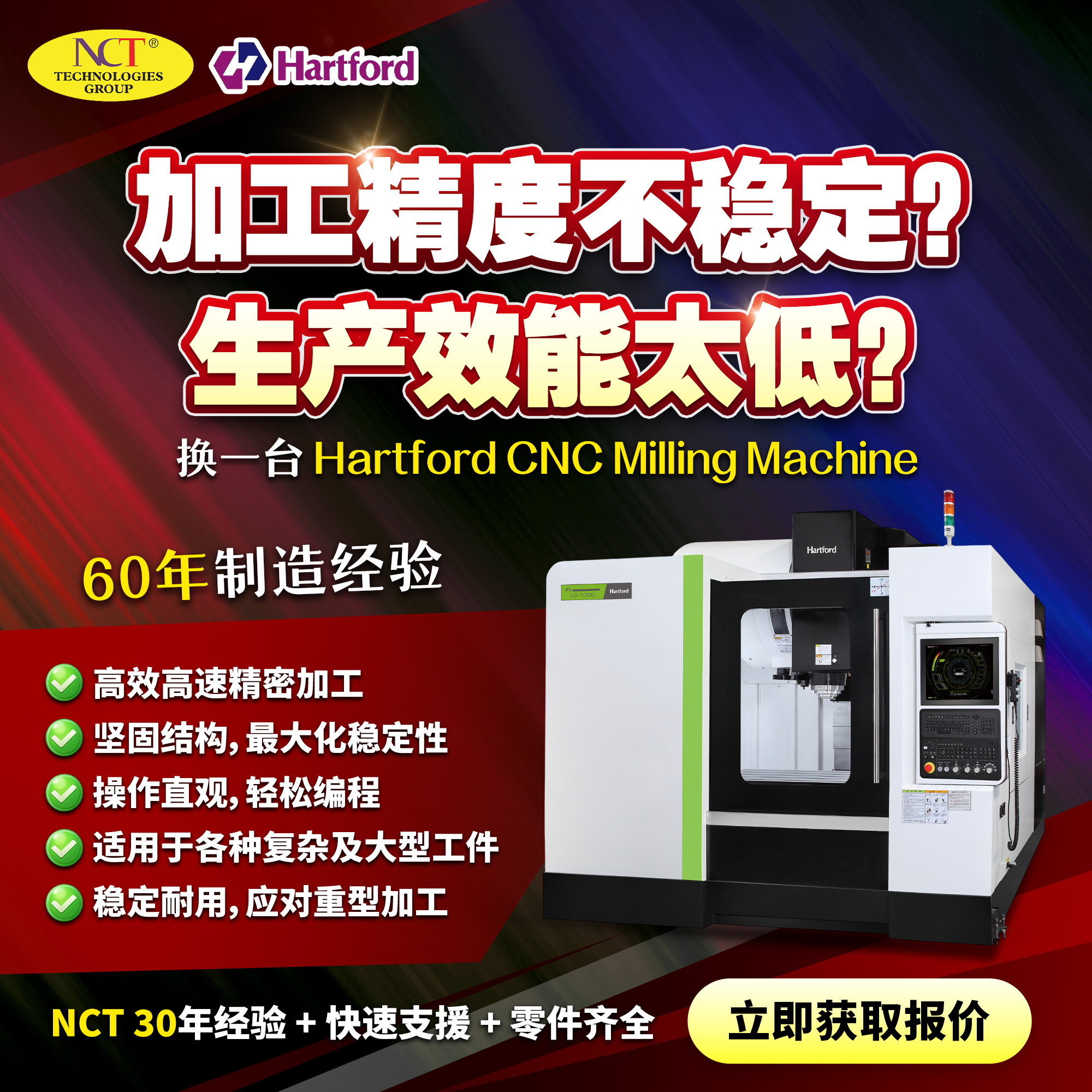 NCT Technologies Sdn Bhd Facebook ad: 不要再让机器拖累你的生意!