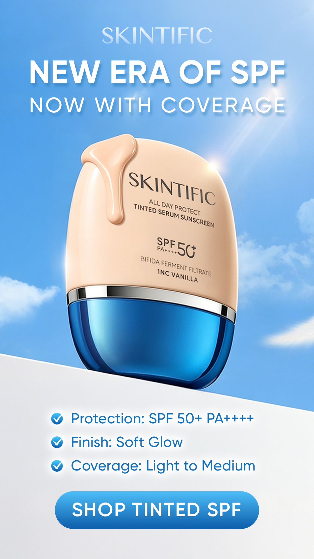 SkintificShop Facebook ad