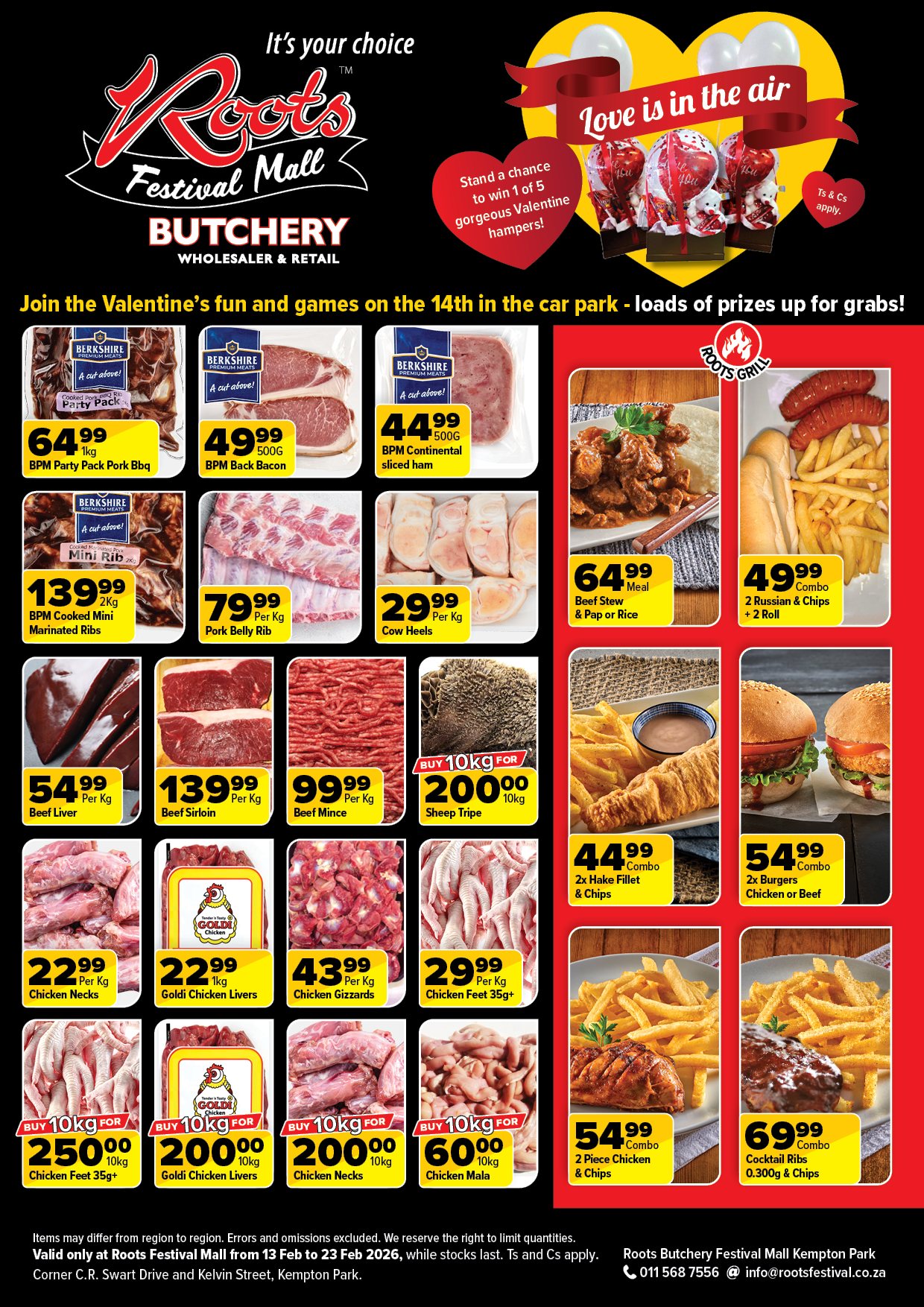 Roots Butchery Festival Mall Facebook ad