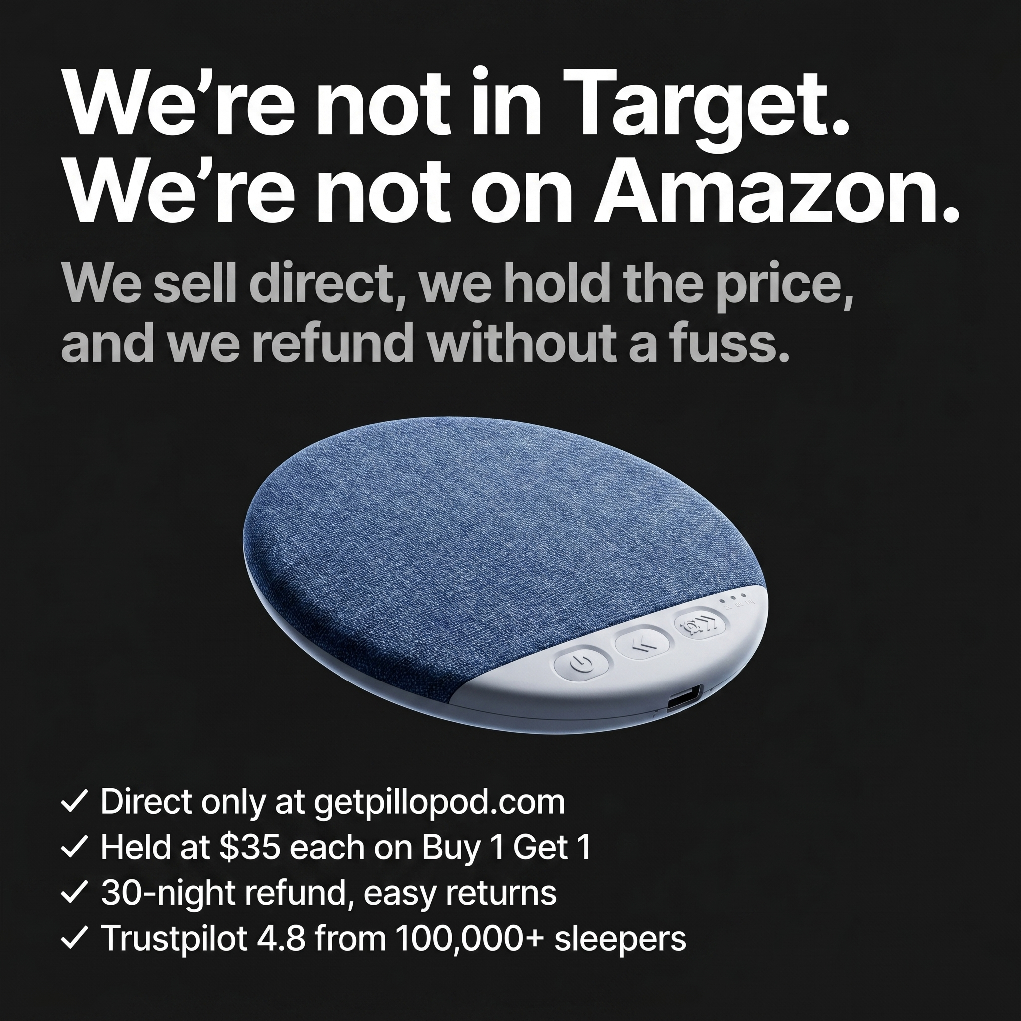 PilloPod Facebook ad