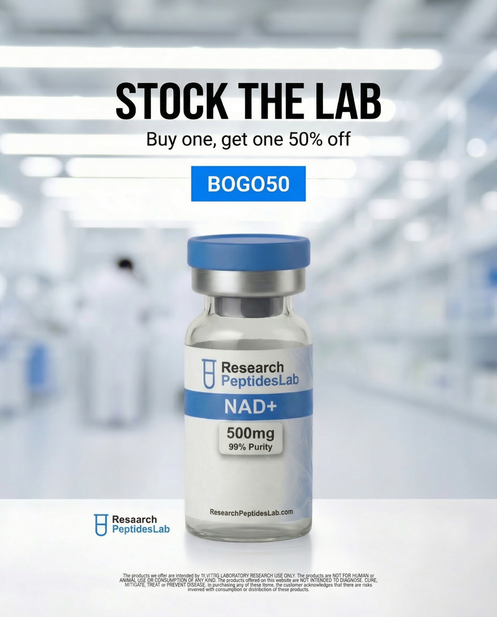 Research Peptides Lab Facebook ad
