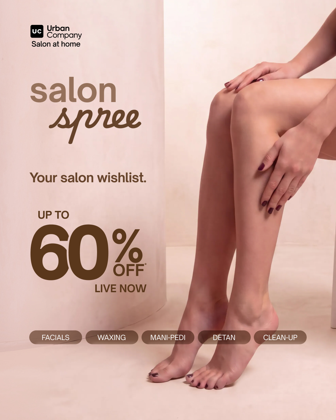 Urban Company Facebook ad