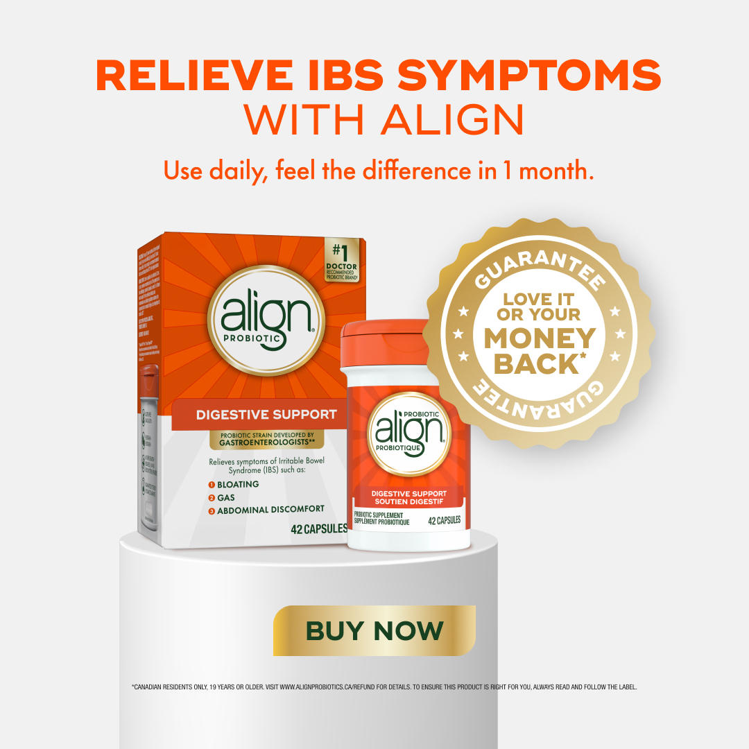 Align Probiotic Facebook ad