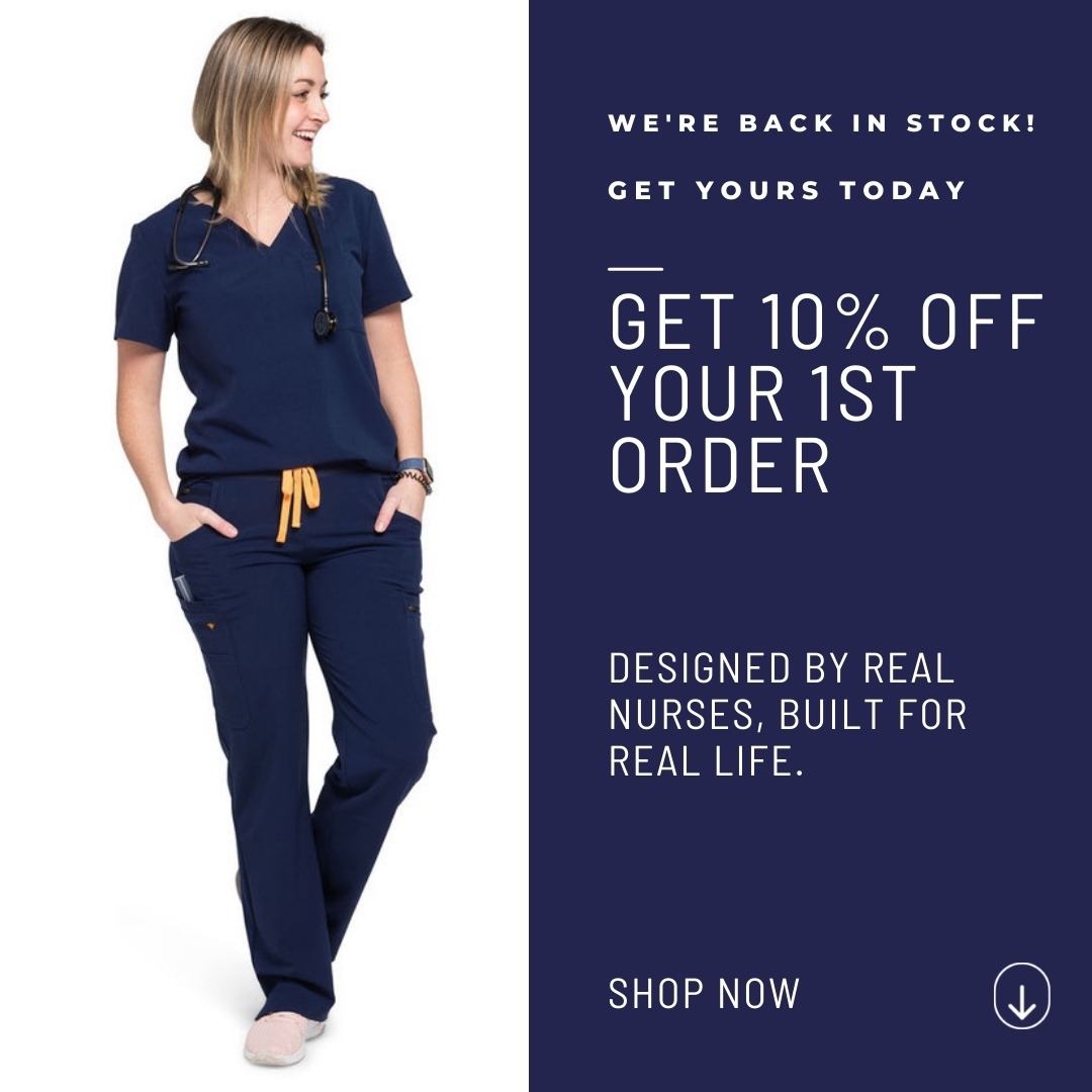 Poppy Scrubs Facebook ad