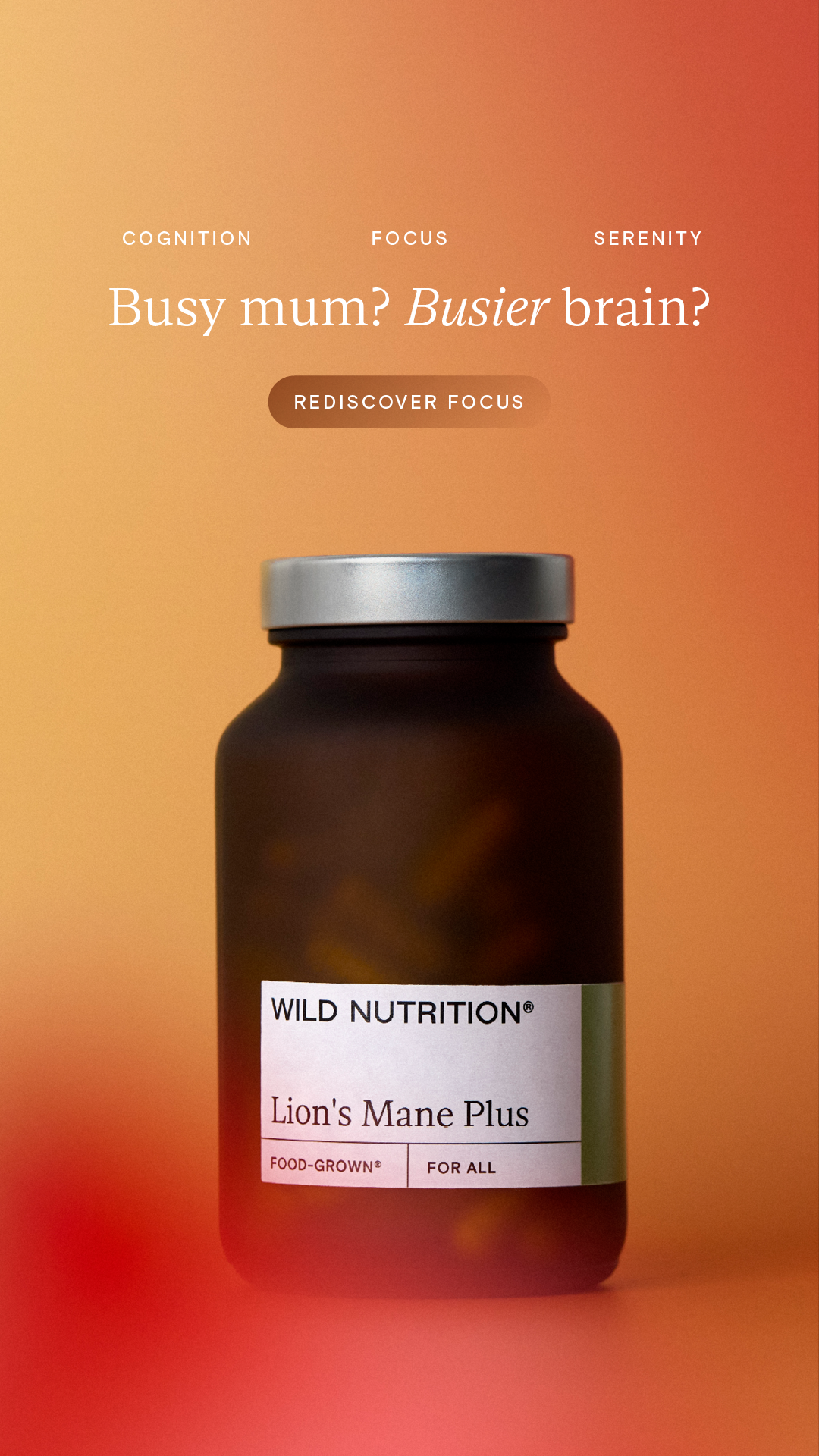 Wild Nutrition Facebook ad
