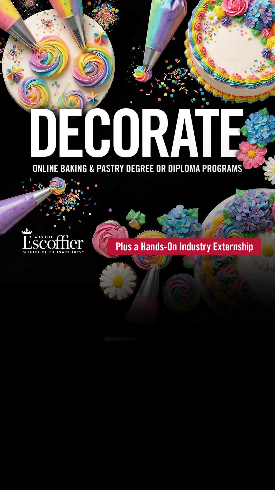 Auguste Escoffier School of Culinary Arts Facebook ad