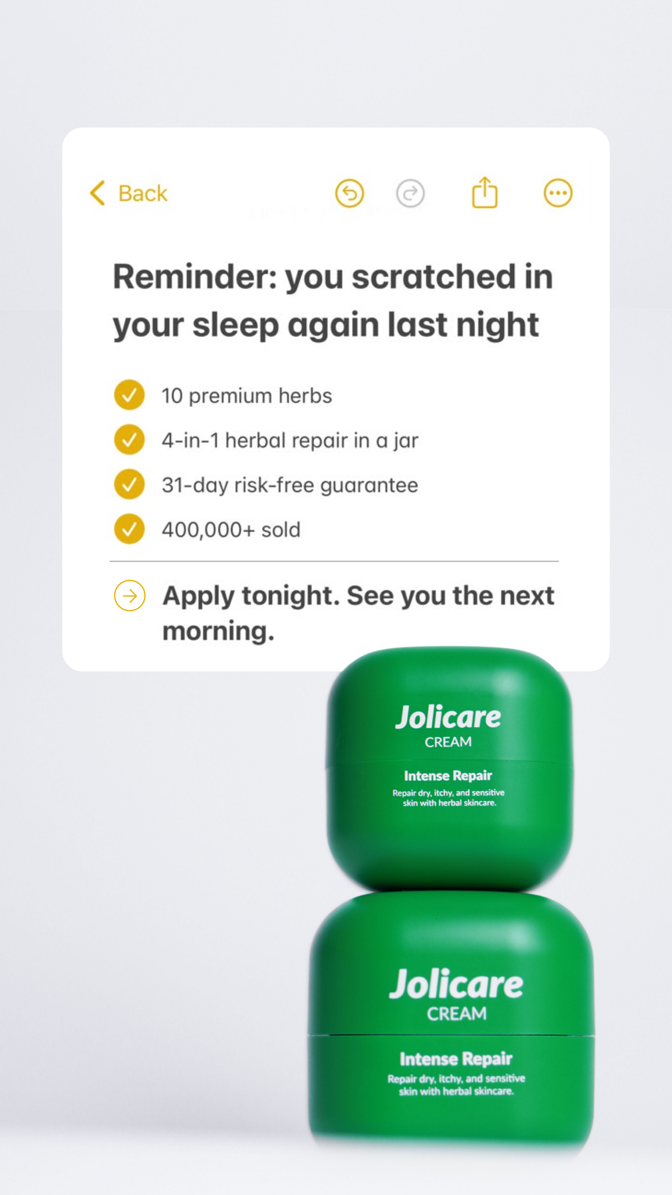 Jolicare Facebook ad