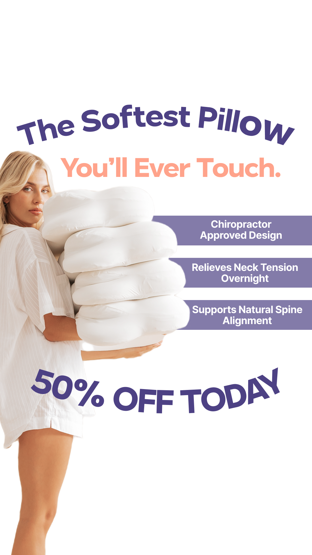 Mellow Sleep Cloud Pillow Facebook ad
