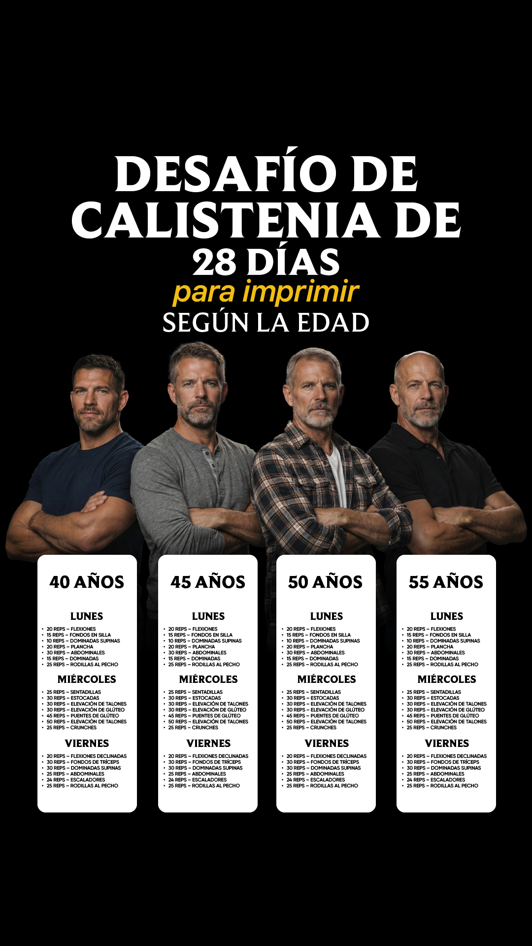 21 Day Calisthenics Challenge Facebook ad