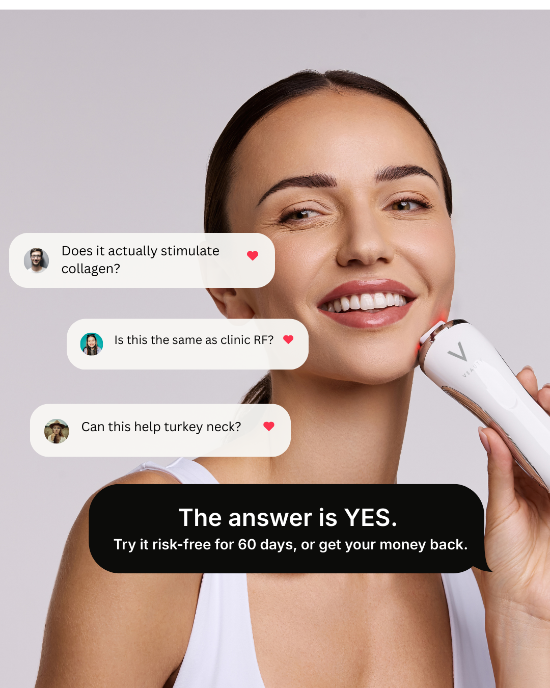 Veauty Facebook ad