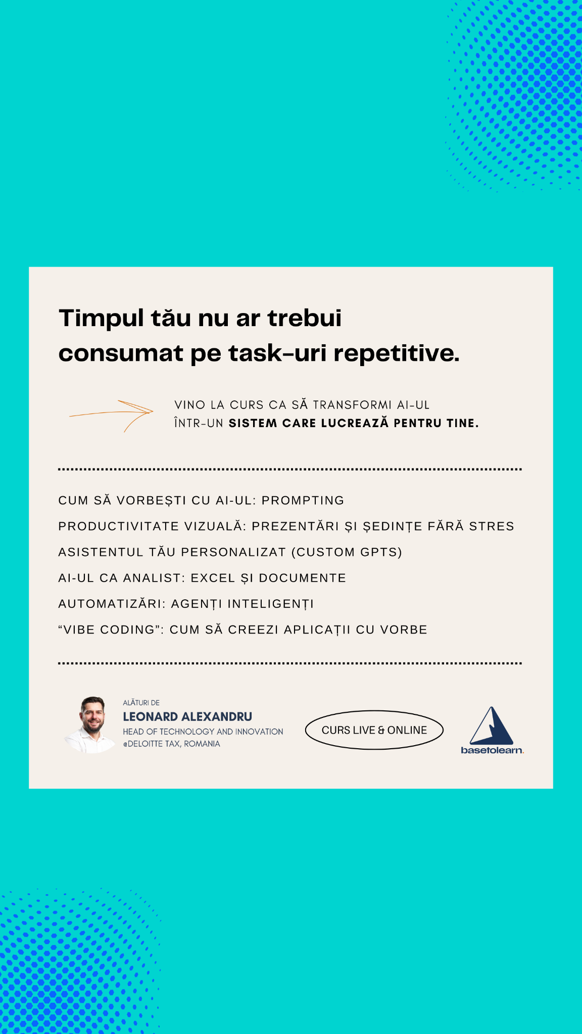Basetolearn Facebook ad from Apr 1, 2026