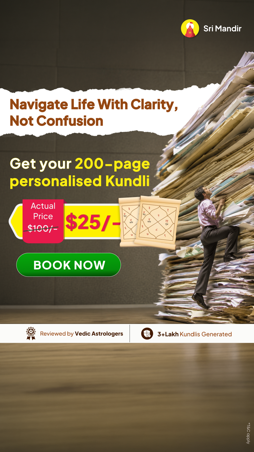 Kundli Guide by Sri Mandir Facebook ad