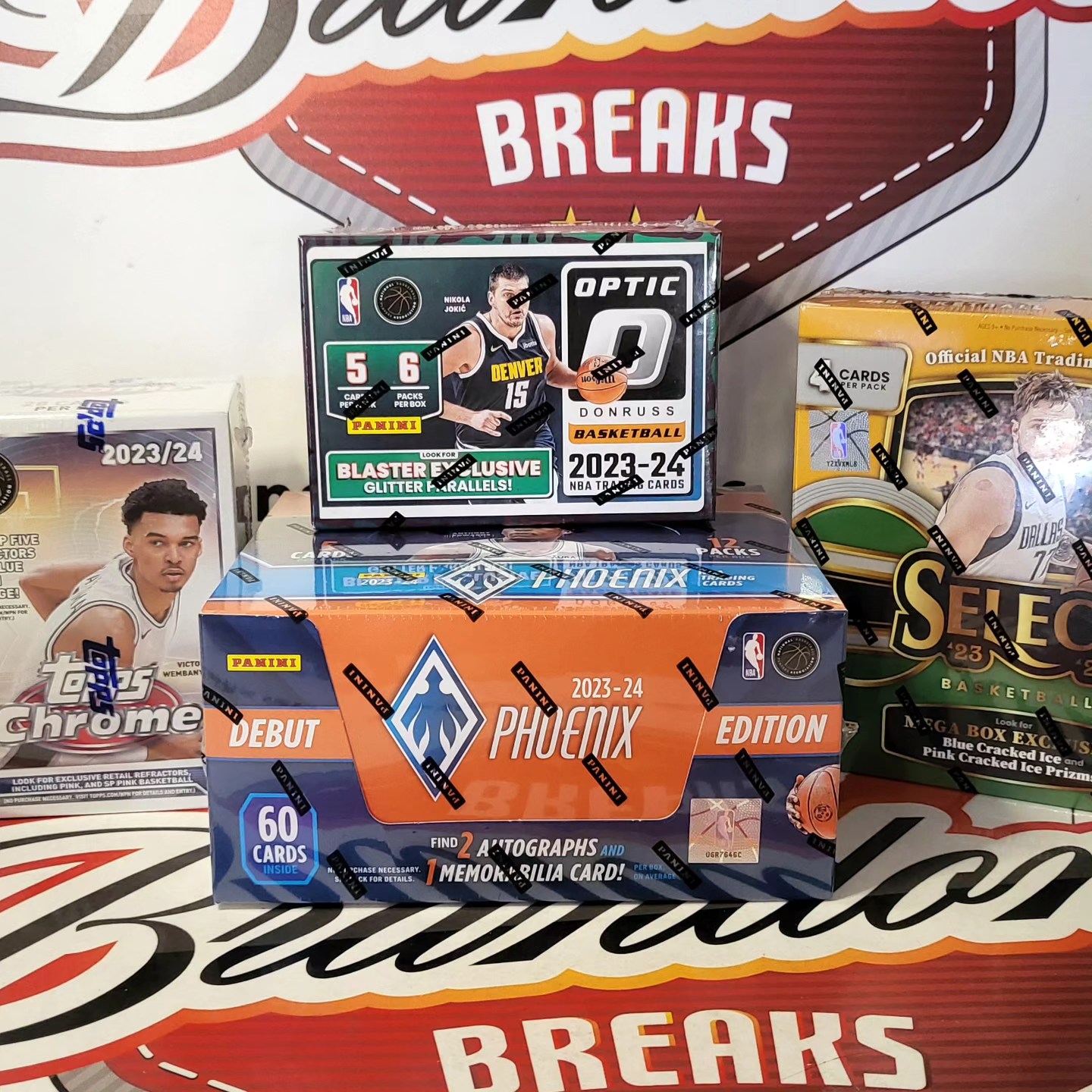 Brandon's Breaks and Collectables Facebook ad