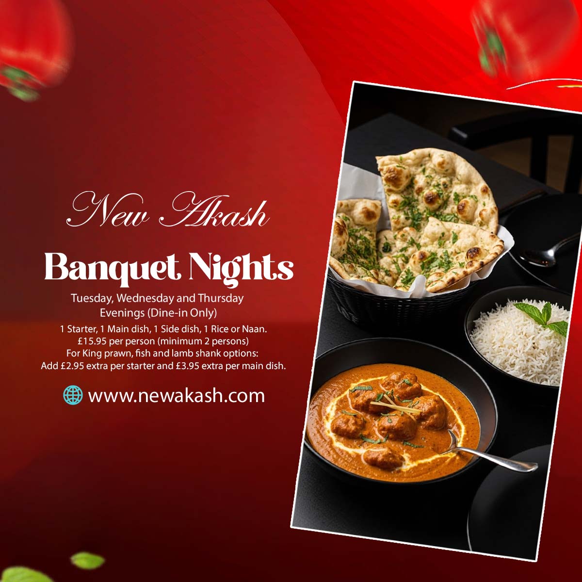 New Akash Great Missenden Facebook ad