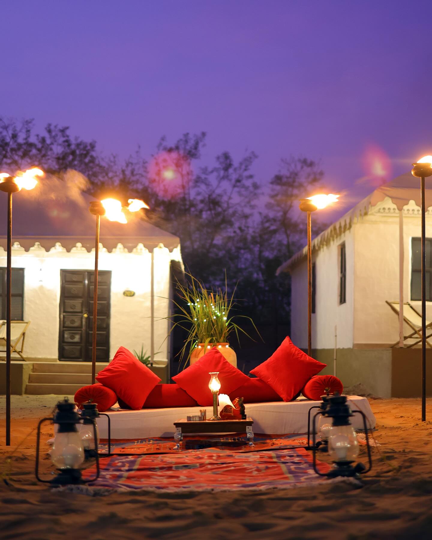 Hariyali Dhani Camps & Resort Facebook ad: Escape to our luxurious oasis where love meets…