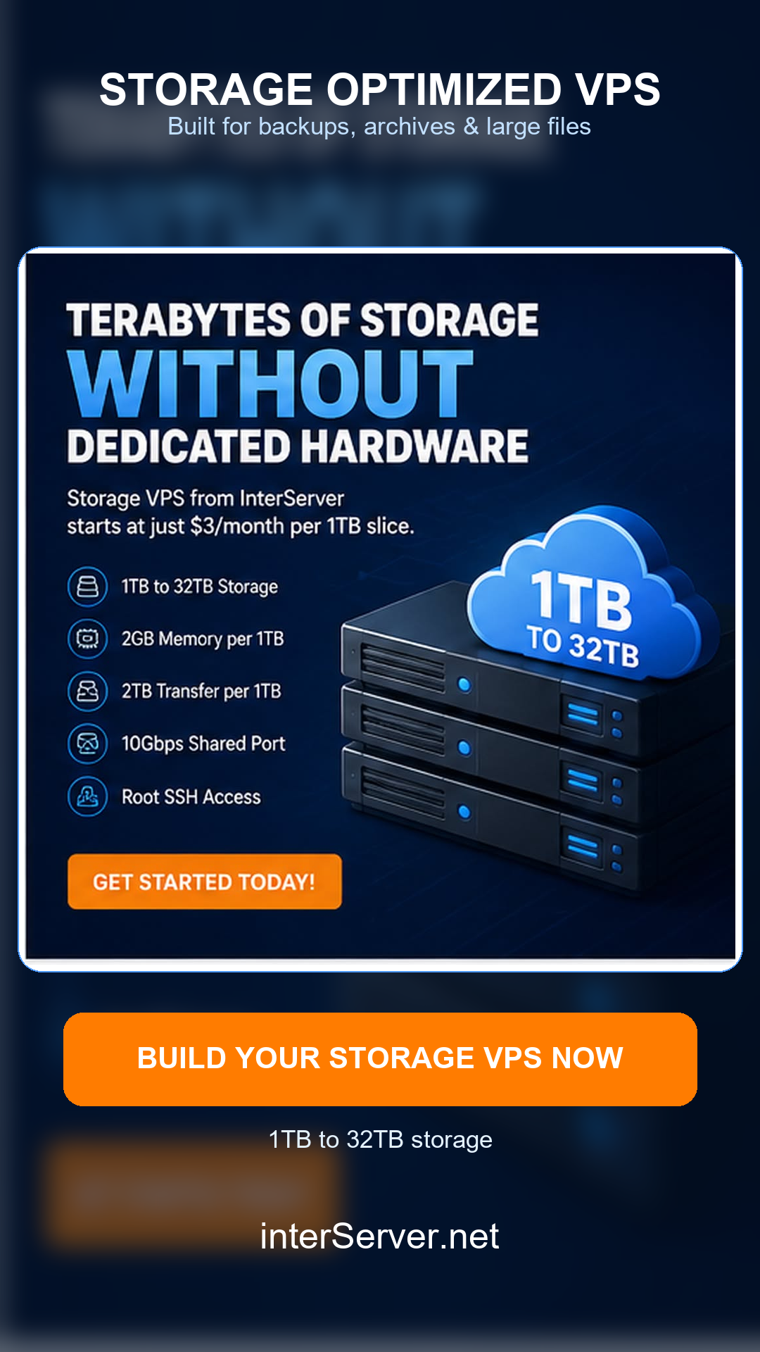 Interserver Facebook ad