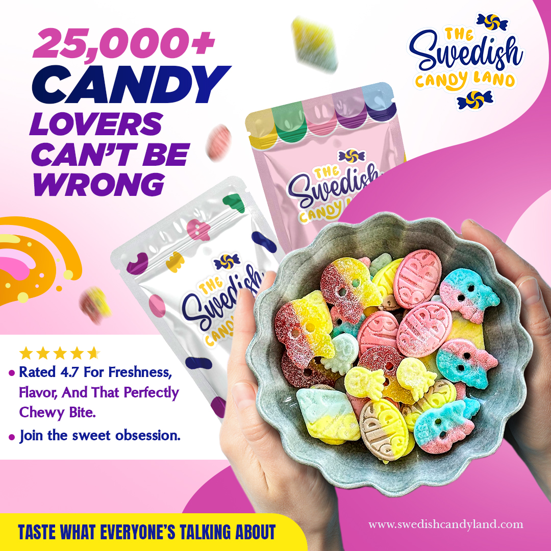 Swedish Candy Land Facebook ad