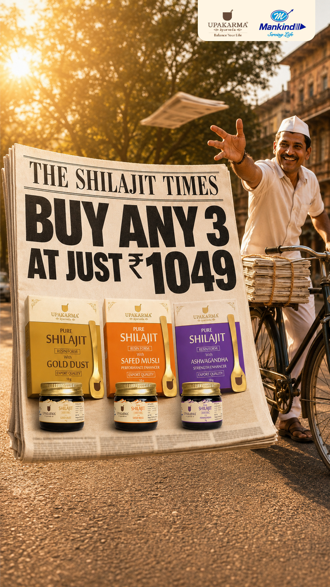 Upakarma Ayurveda Facebook ad