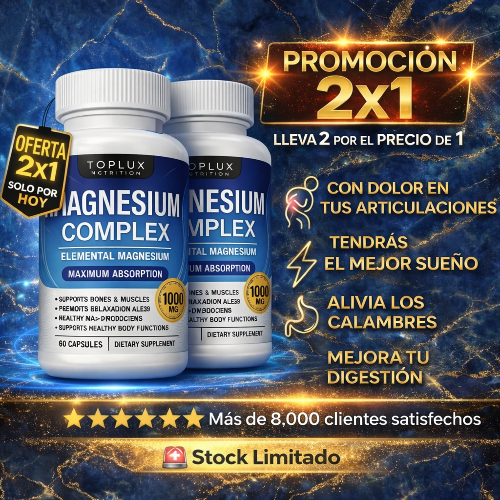 Paga en tu casa chile cl Facebook ad: 2x1 Magnesium Complex Recupera tu Energía