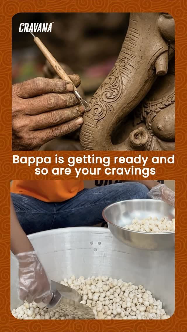 Cravana Facebook ad: Cannot keep calm cause bappa is coming and…