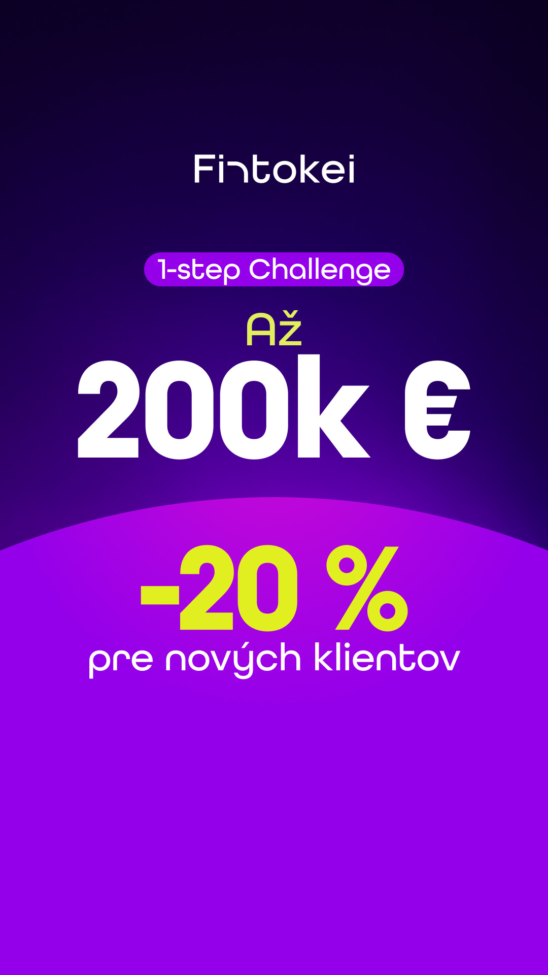 Fintokei CS/SK Facebook ad: Získaj kapitál na obchodovanie