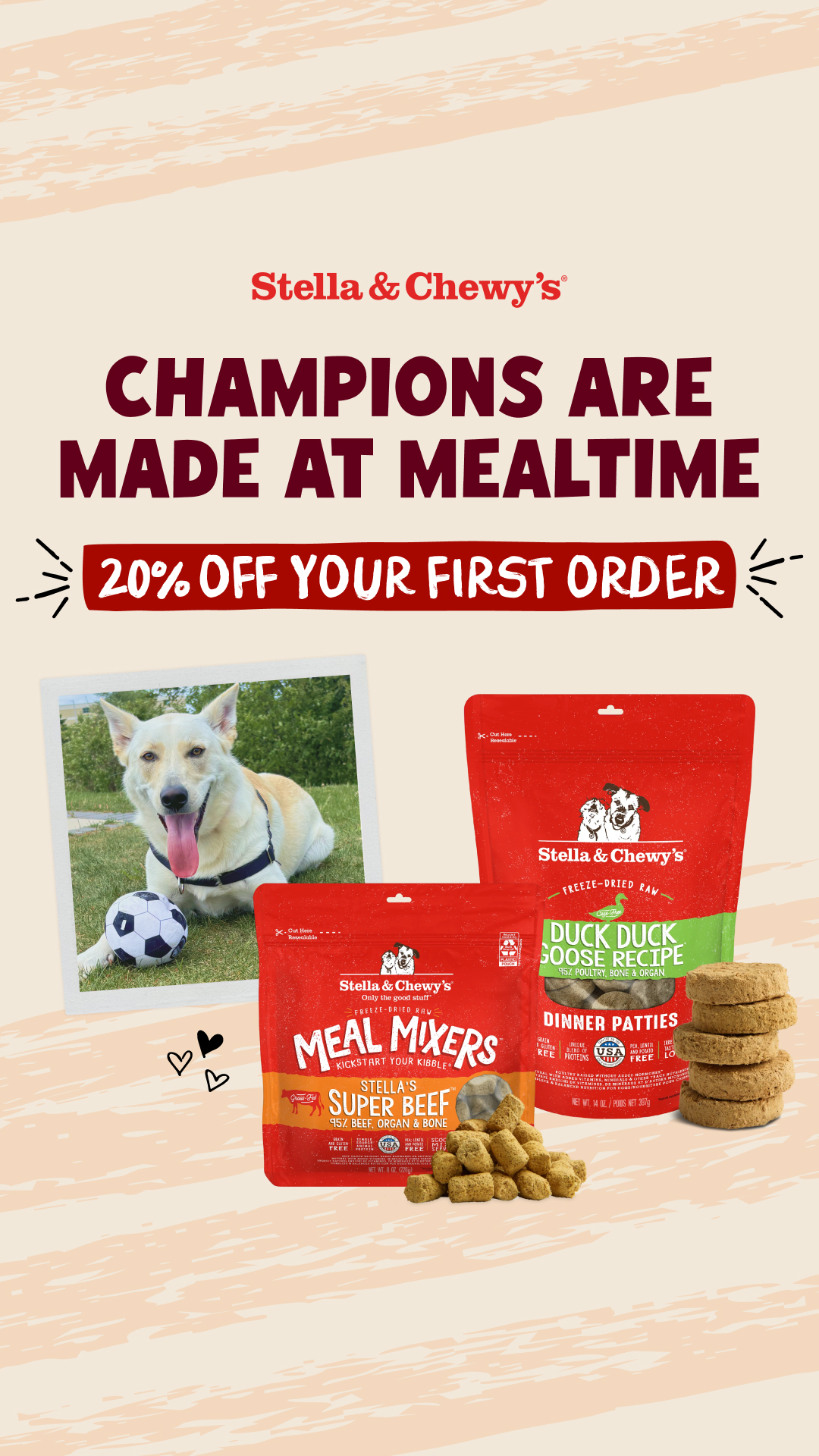 Stella & Chewy's Facebook ad