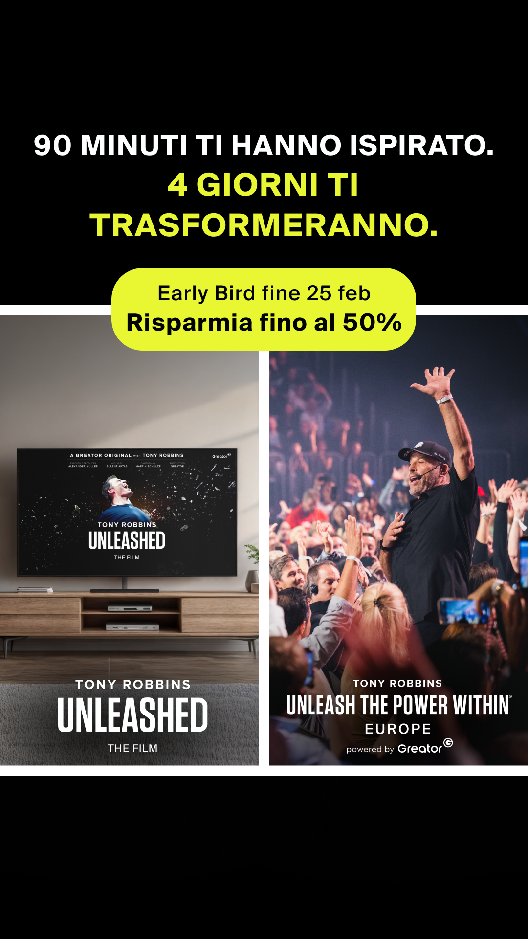 Greator Facebook ad