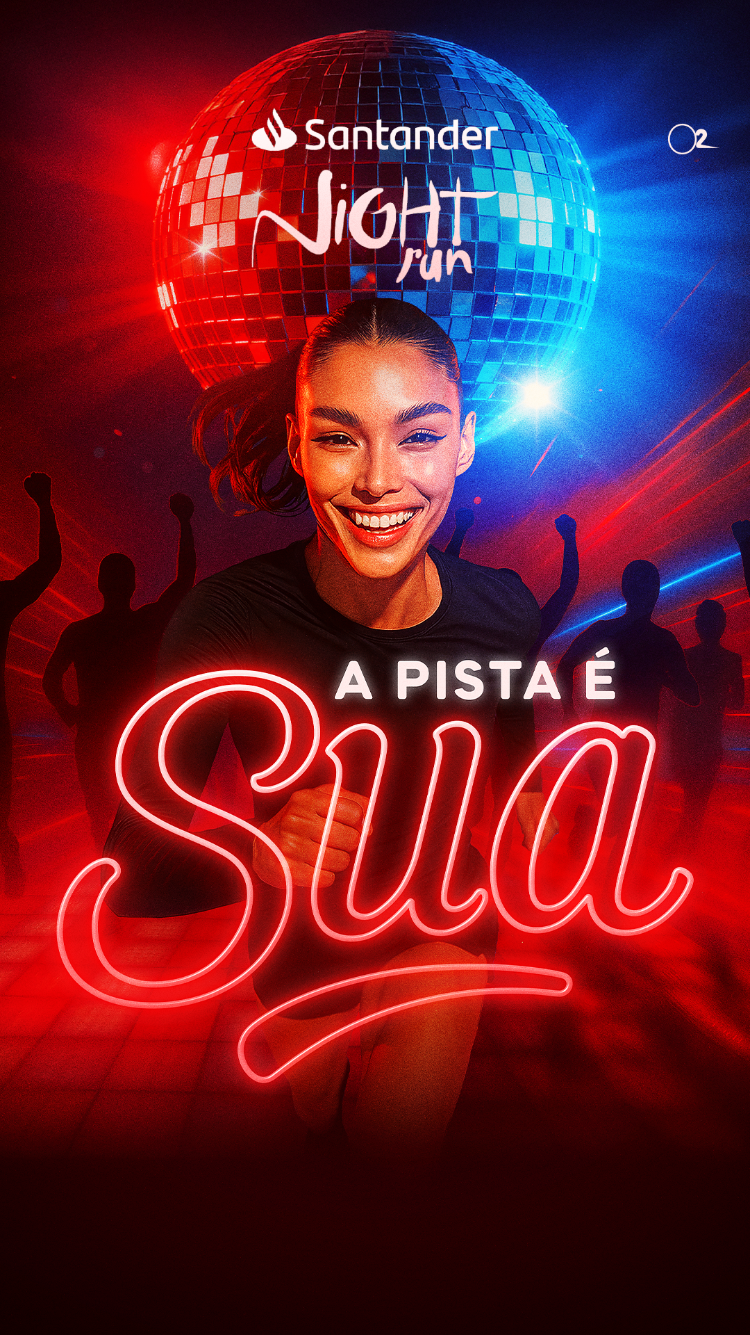 O2 Corre Brasil Facebook ad from Apr 2, 2026