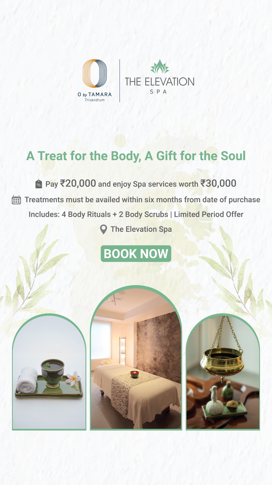 O by Tamara Trivandrum Facebook ad: Buy a spa package worth ₹20,000 and enjoy treatments worth…