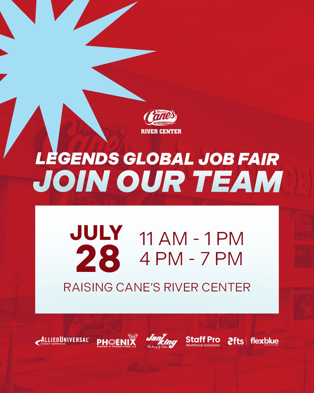 Raising Cane's River Center Facebook ad