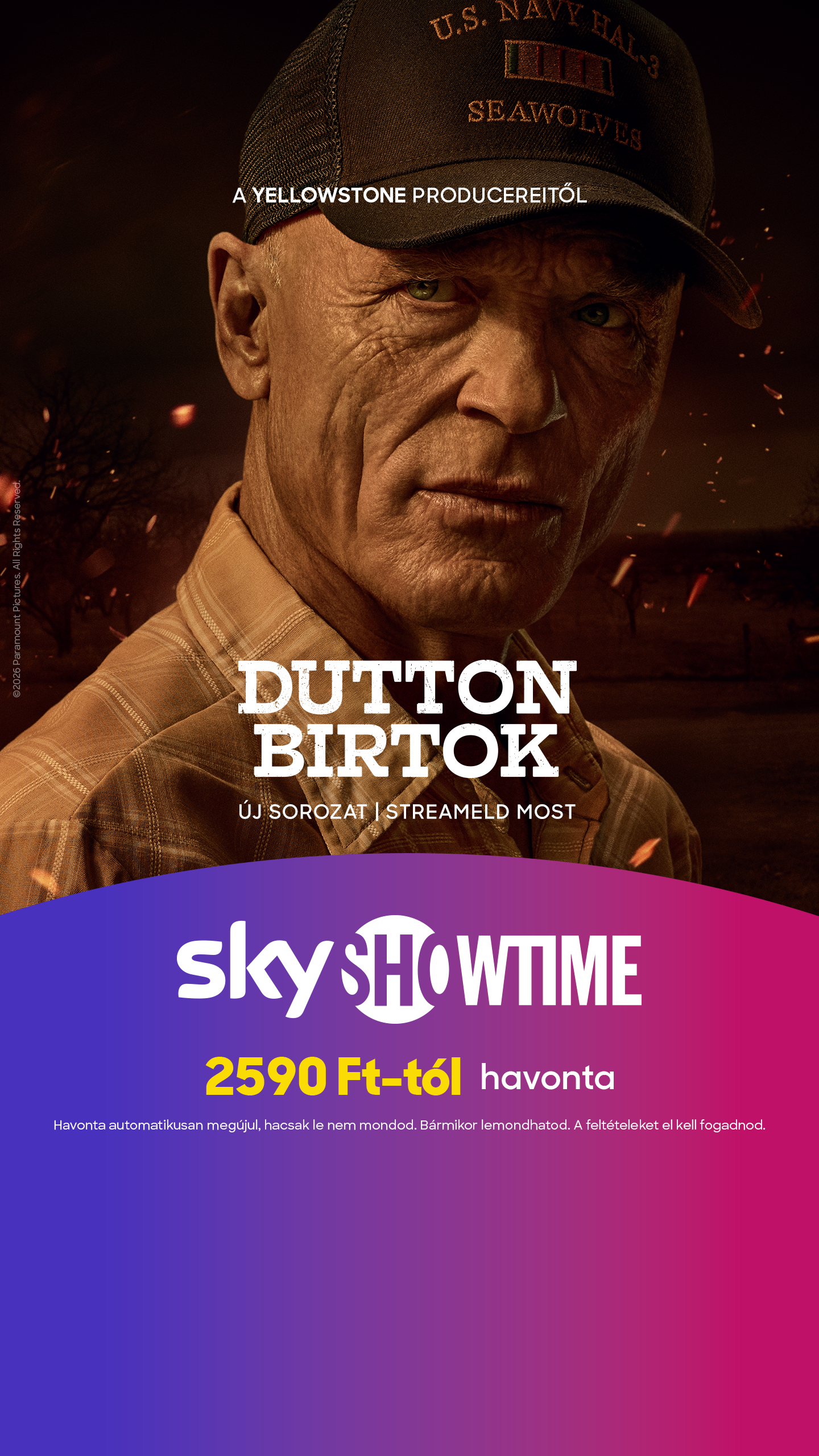SkyShowtime Facebook ad from May 28, 2026