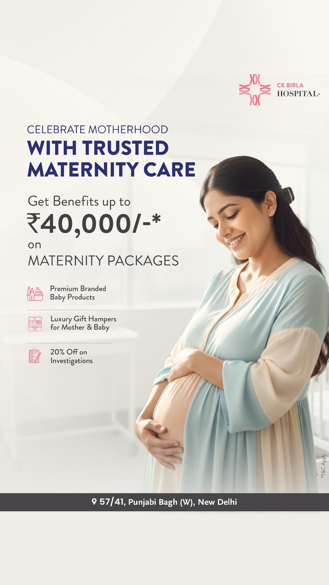 CK Birla Hospital Facebook ad