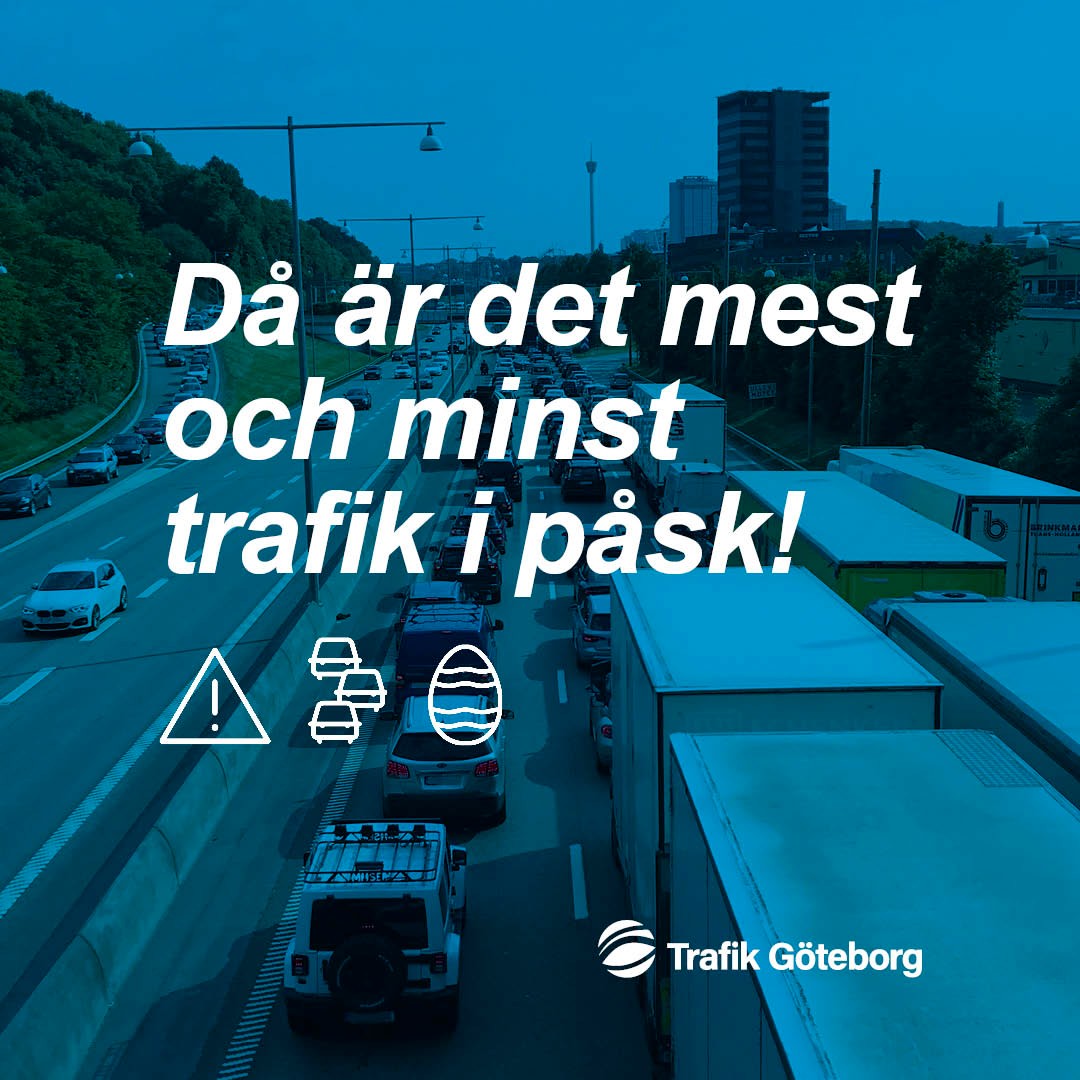 Trafik Göteborg Facebook ad: Hur lång tid tar resan i påsk?
