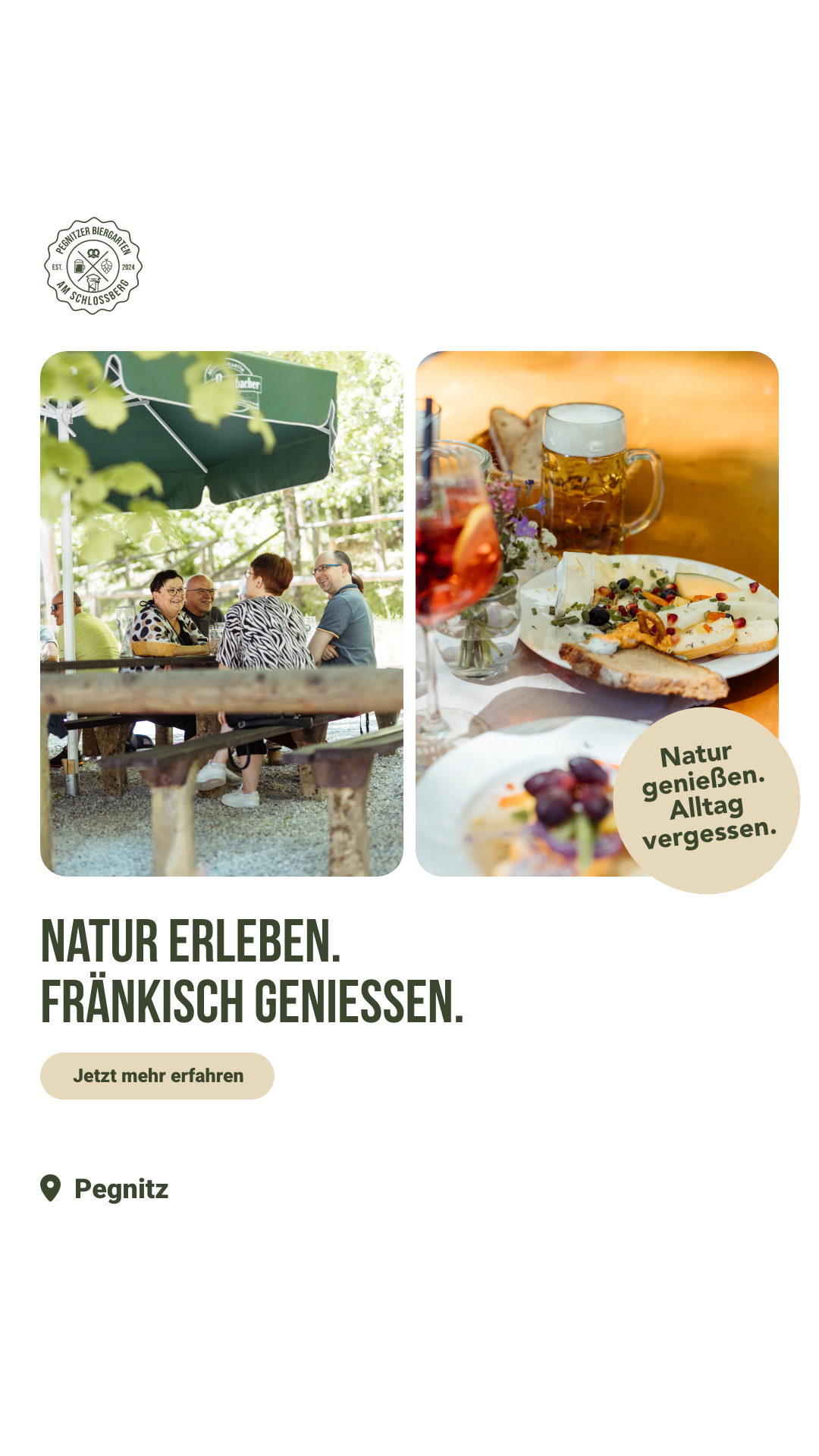 Pegnitzer Biergarten am Schlossberg Facebook ad from Jun 5, 2026