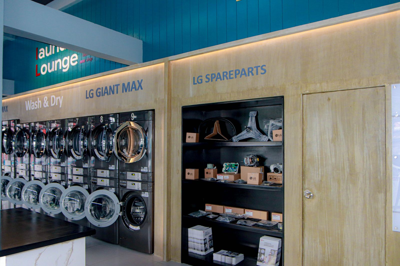 Express Clean Laundry Lounge Pampanga Facebook ad: *𝐋𝐆 𝐀𝐩𝐩𝐫𝐨𝐯𝐞𝐝 𝐒𝐡𝐨𝐰𝐫𝐨𝐨𝐦