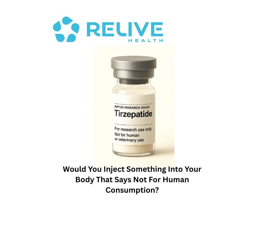 Relive Tempe Facebook ad: Interested in Peptide Therapy?