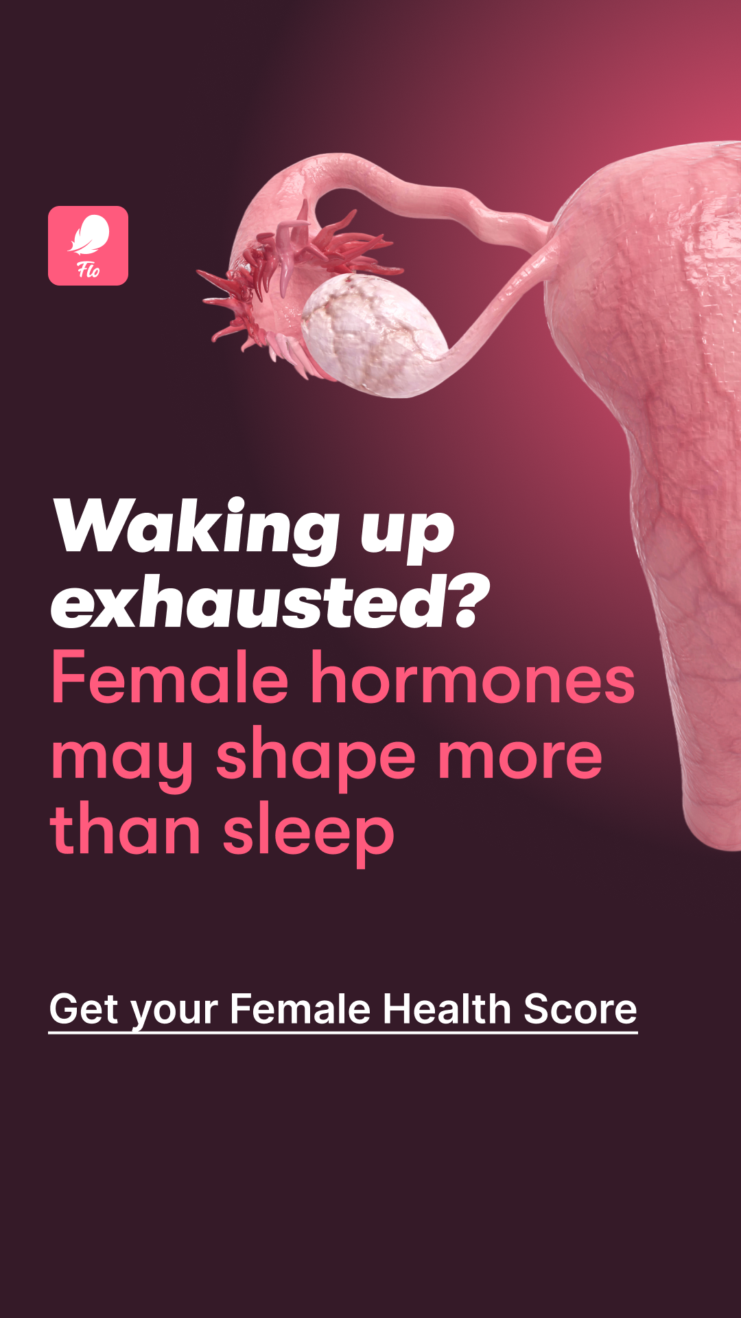 Flo Period Tracker App Facebook ad