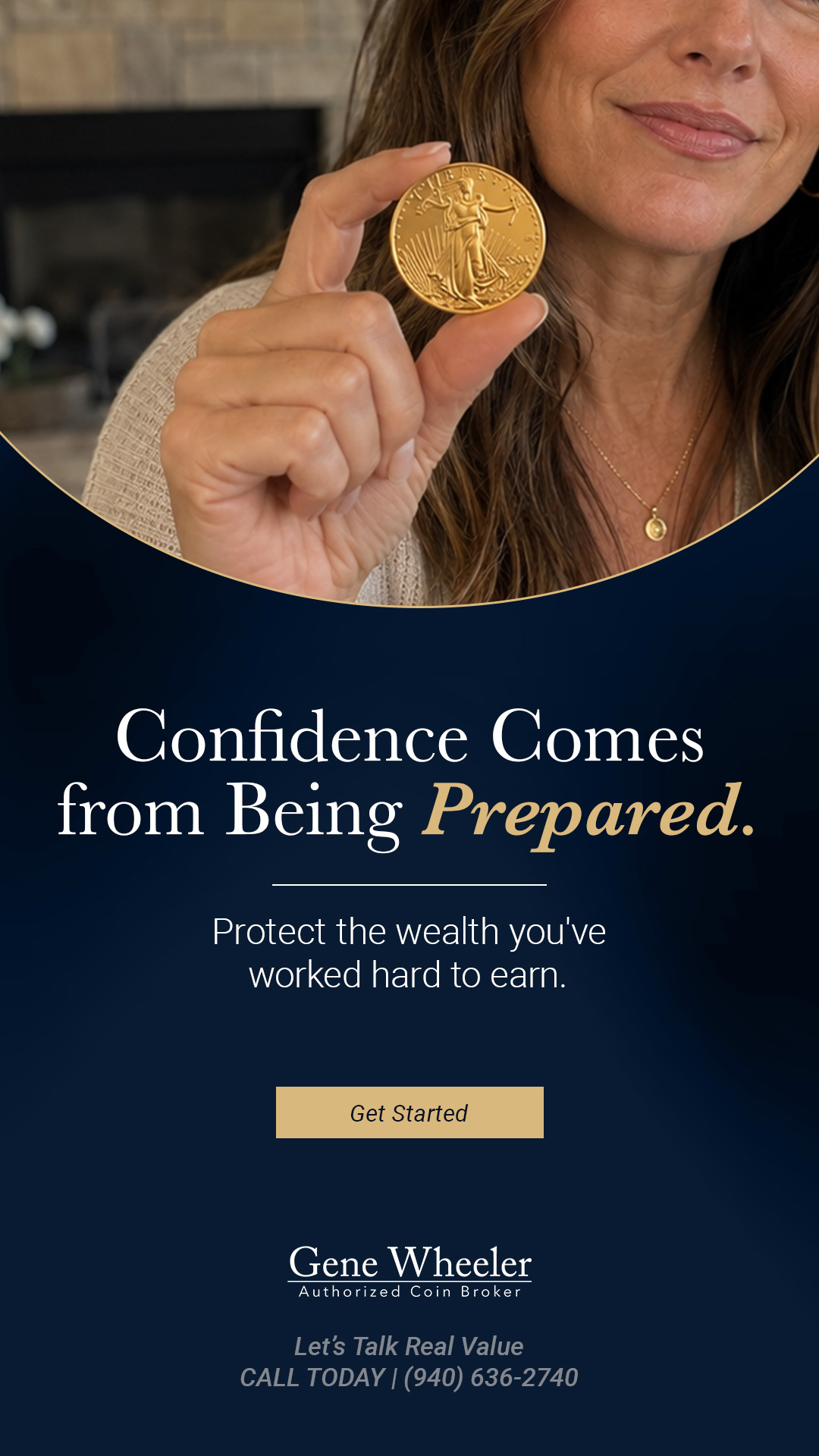 Gene Wheeler Authorized Coin Broker Facebook ad from Jul 21, 2026